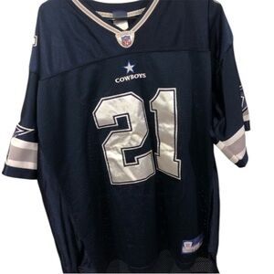 Reebok Dallas Cowboys Official NFL Jersey Jones Number 21 size 54 Unisex
